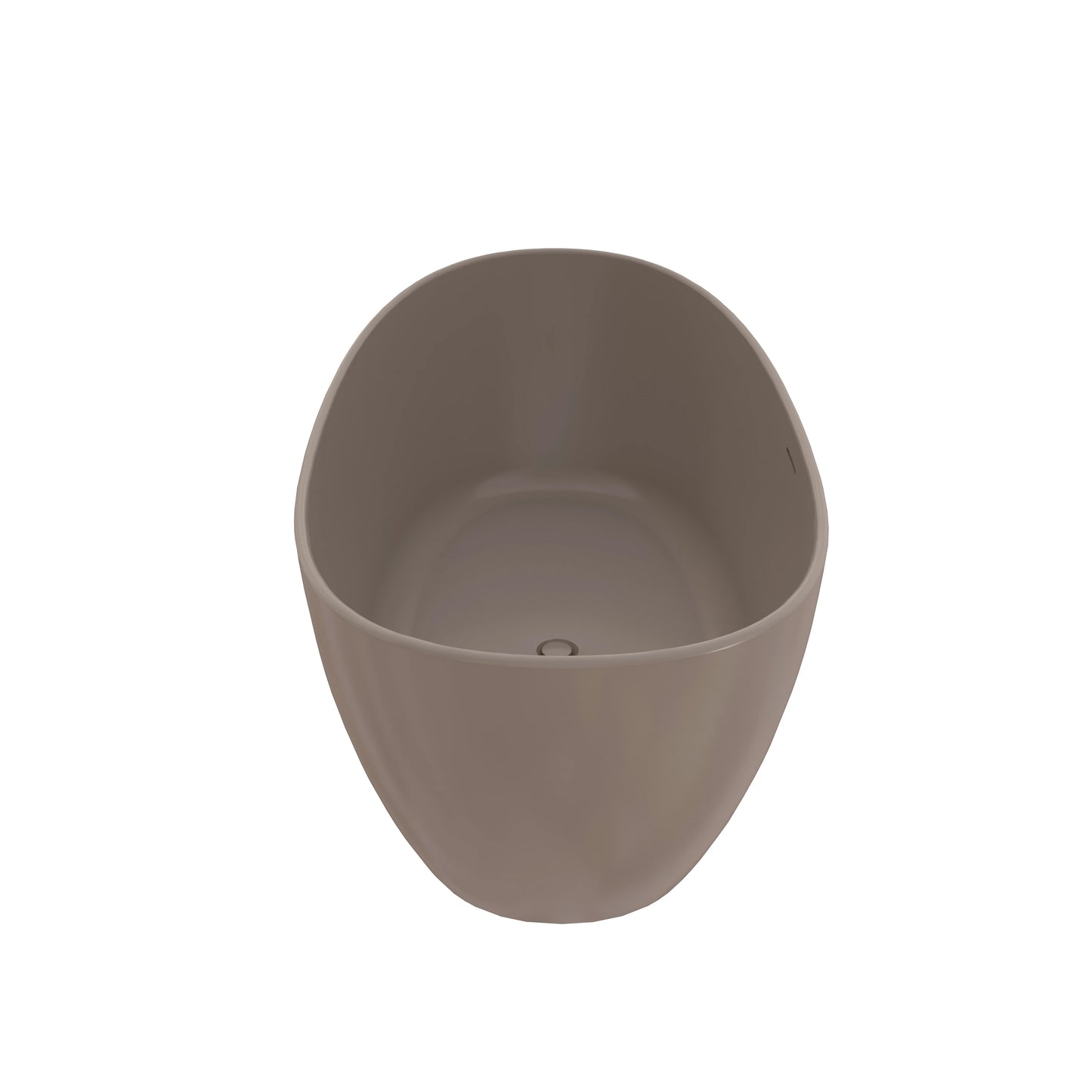 65" Coffee Gray Free Standing Bathtub