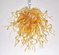 LONGREE Art glass Chandelier Cobalt Blue
