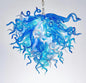 LONGREE Art glass Chandelier Cobalt Blue