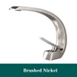 Curved Bathroom Basin Faucet