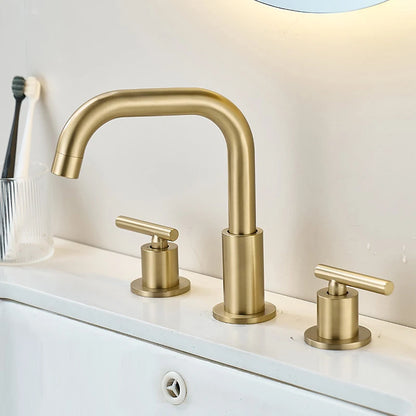 3 Holes Nordic Style Basin Faucet