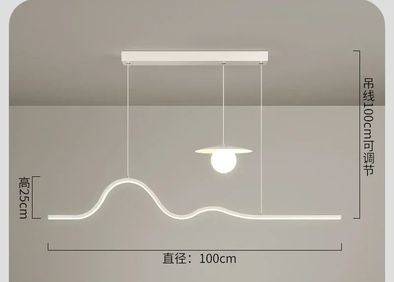 Luxury Modern Moonlight Creative Pendant Chandeliers