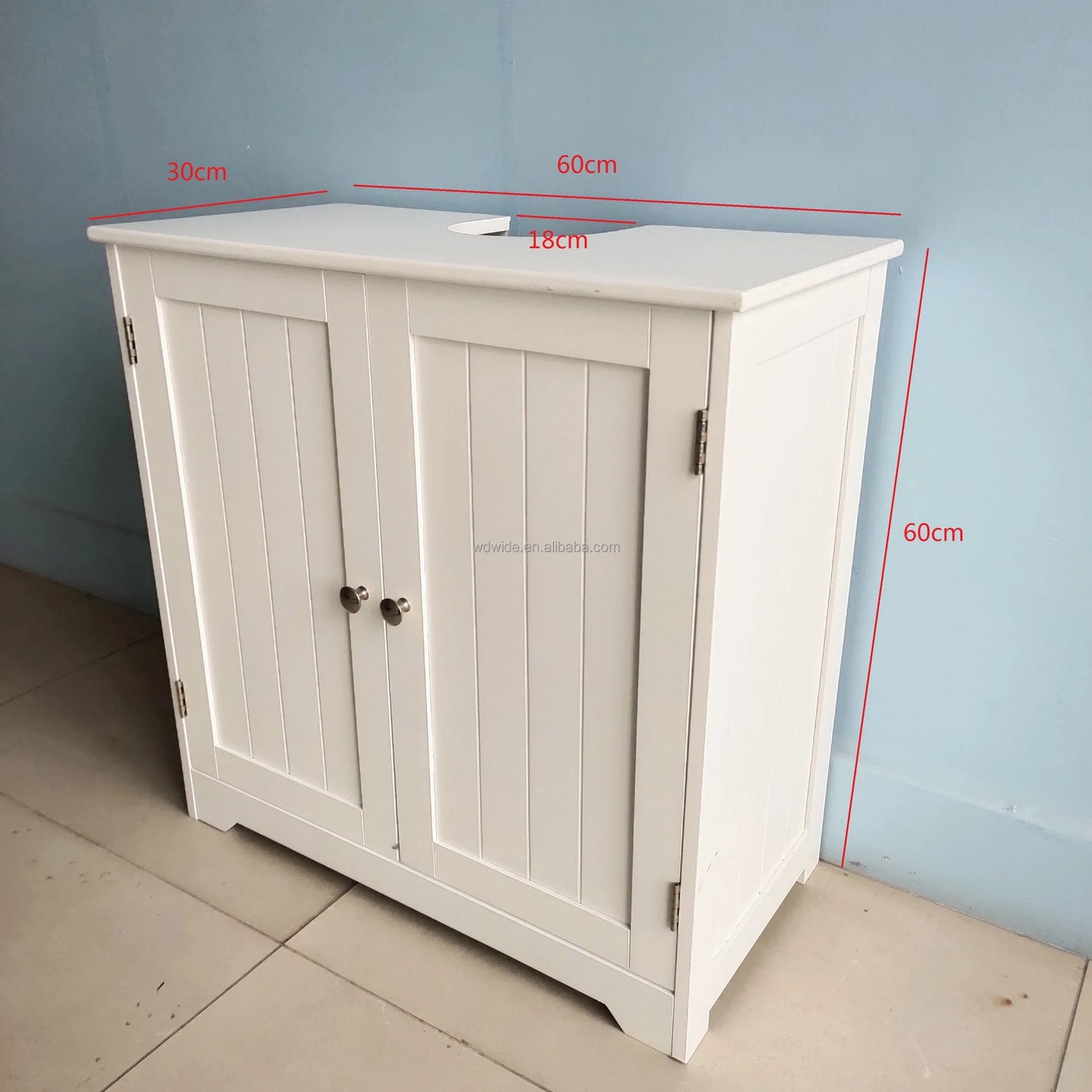 Modern White Bathroom Vanity Cabinet
