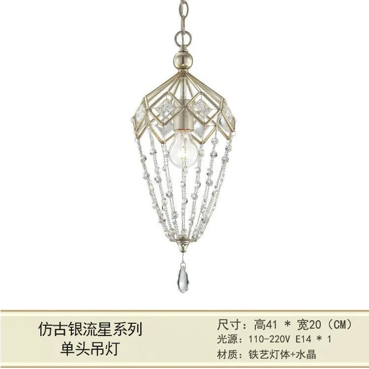 French Antique Crystal Chandelier