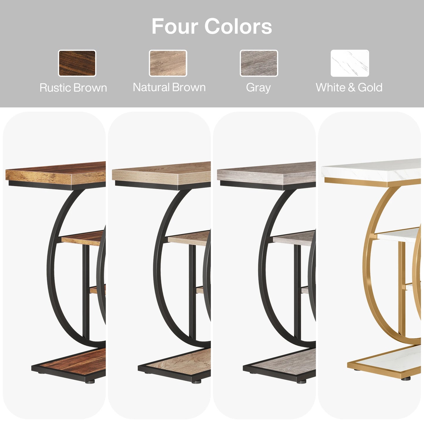 4-Tier Entryway Table,
