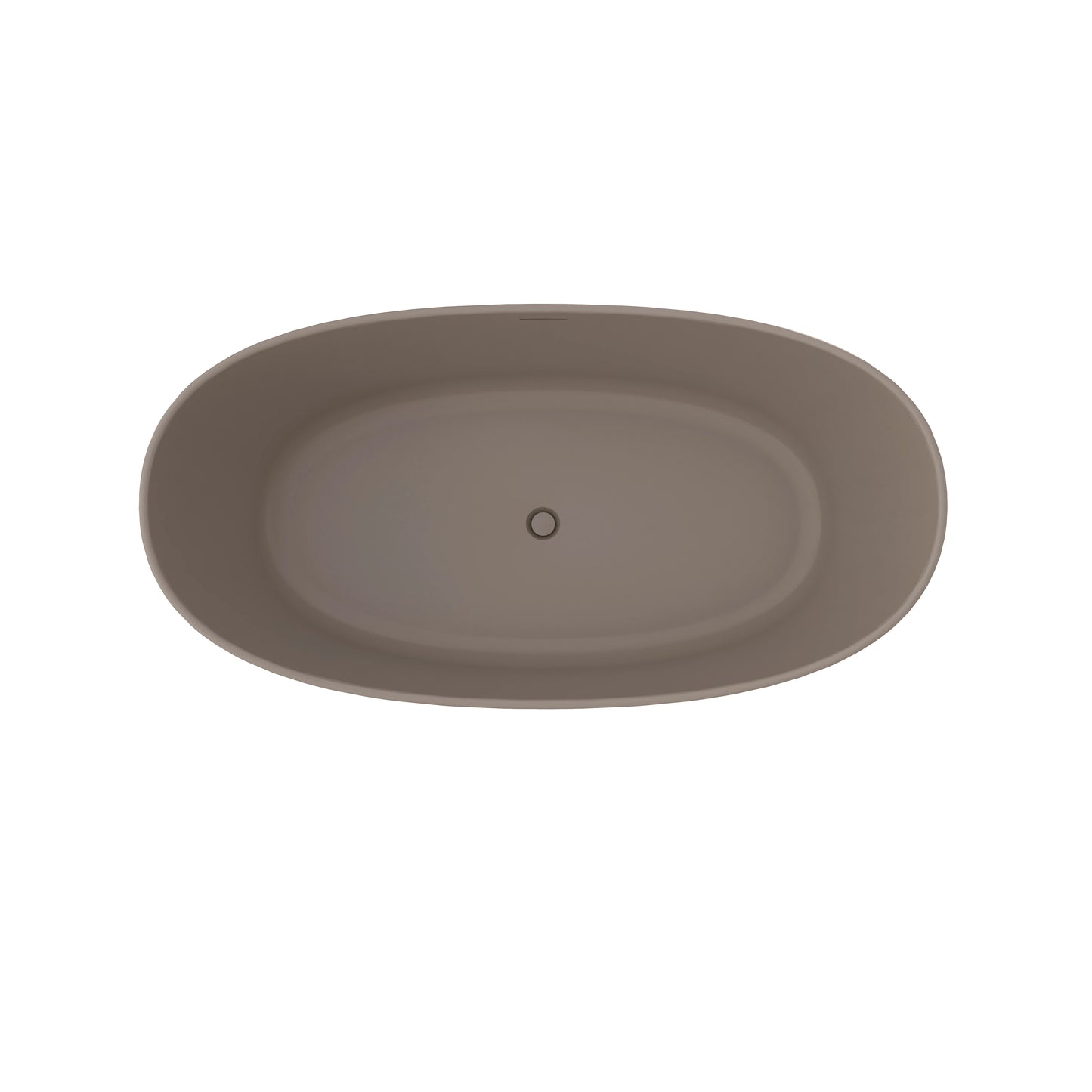 65" Coffee Gray  Free Standing Bathtub