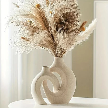 2pc Ceramic Vase Artwork Decorations
