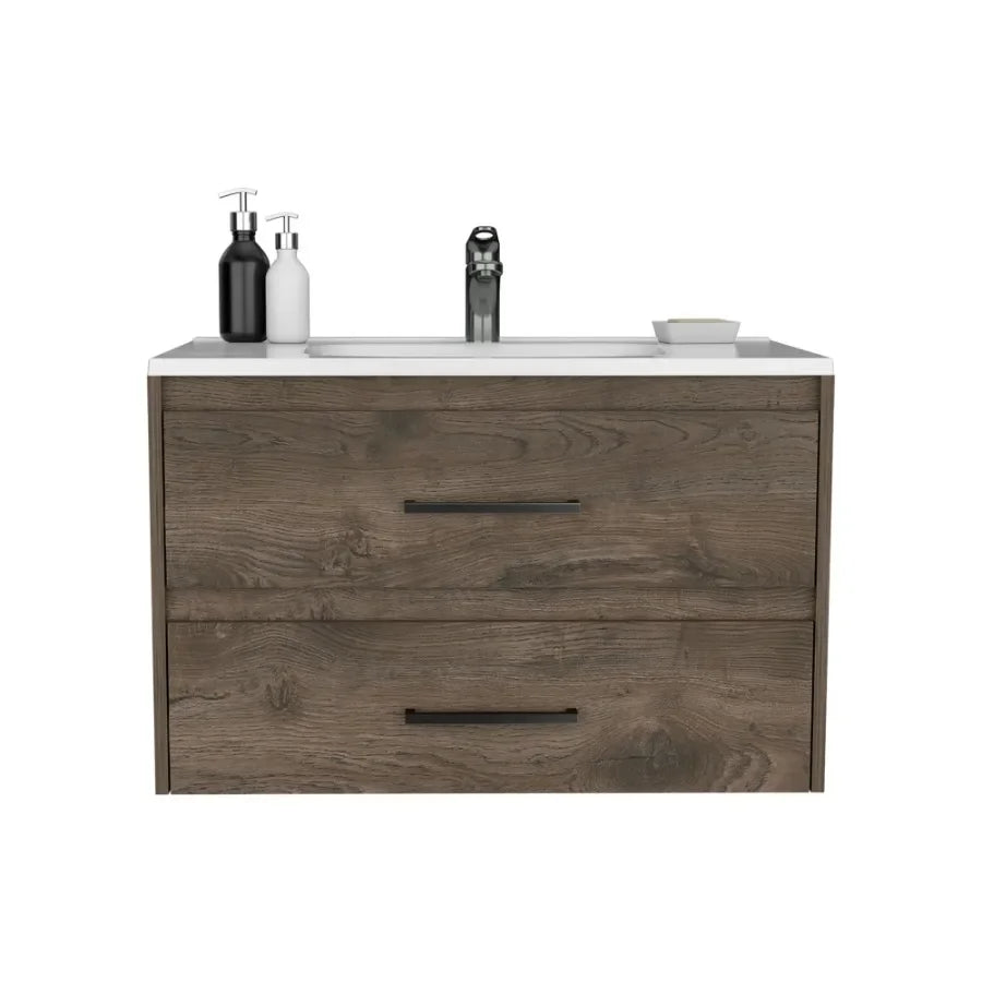 Cardova Floating Vanity Bathroom with Two-Drawers