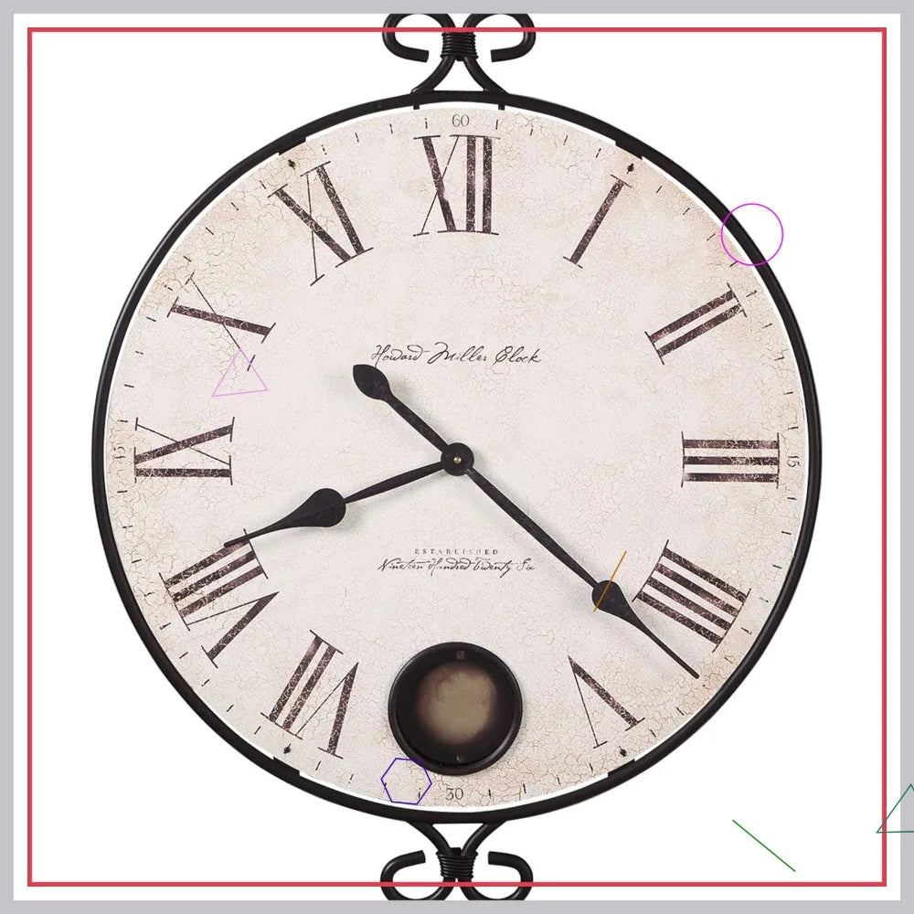 Antique Decorative Wall Clock with Quartz Movement