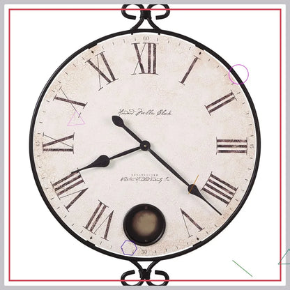 Antique Decorative Wall Clock with Quartz Movement