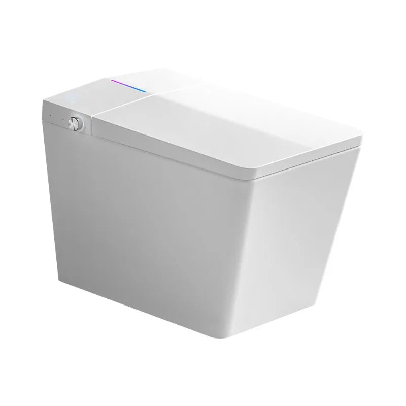 Square Smart Toilet with Built-in Tank for Modern Bathroom
