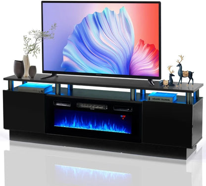 36" LED Light Entertainment Center for TVs Up to 80"