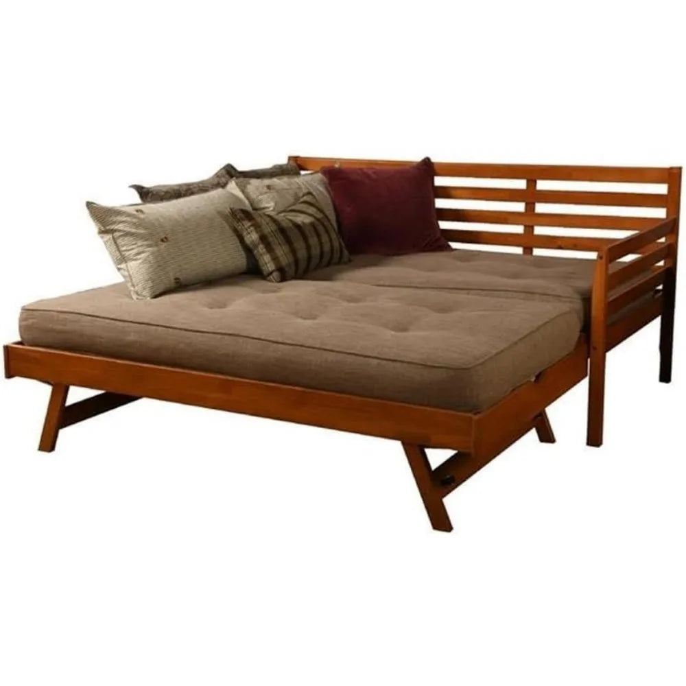 Daybed in Mahogany Wood -Twin to King Size