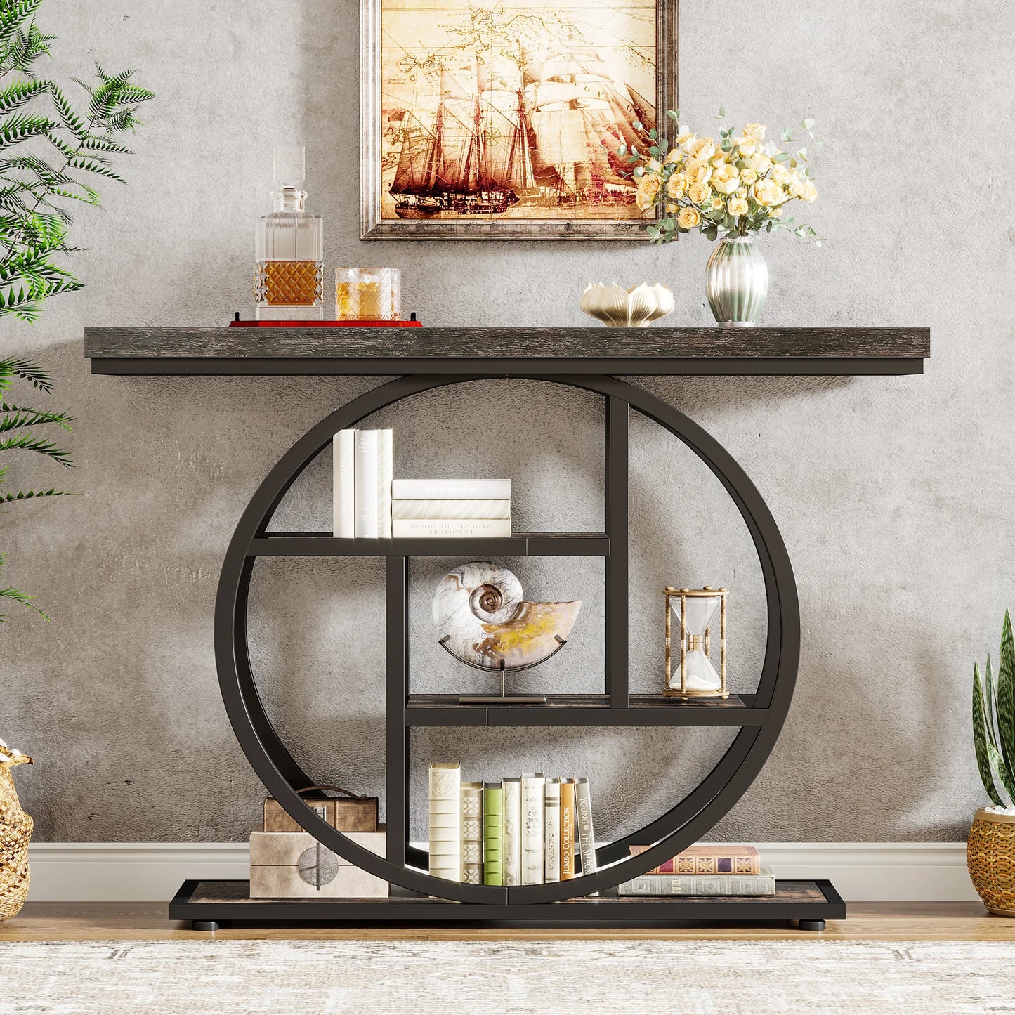 4-Tier Entryway Table,