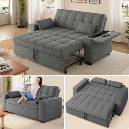 3-in-1 Convertible Sofa Bed Queen Size