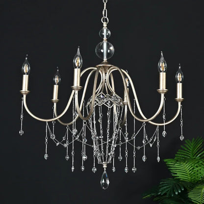 French Antique Crystal Chandelier