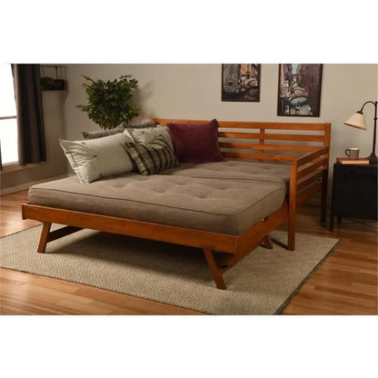 Daybed in Mahogany Wood -Twin to King Size