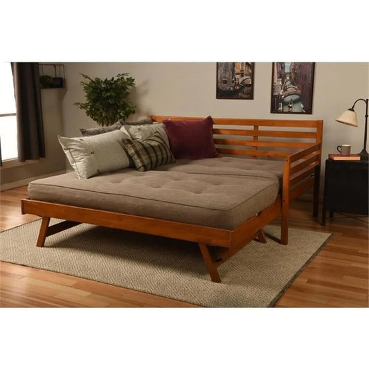 Daybed in Mahogany Wood -Twin to King Size