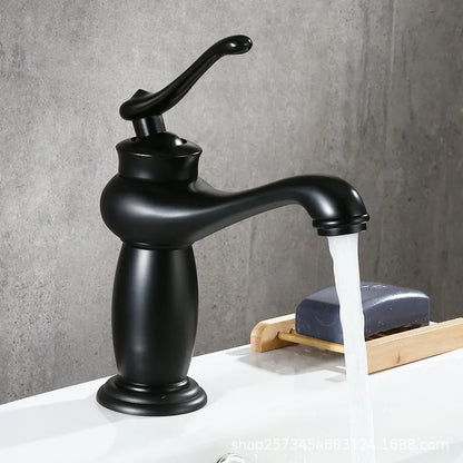 Luxury Gold Antique Bathroom Basin Faucet