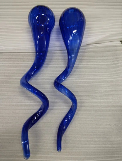 LONGREE Art glass Chandelier Cobalt Blue