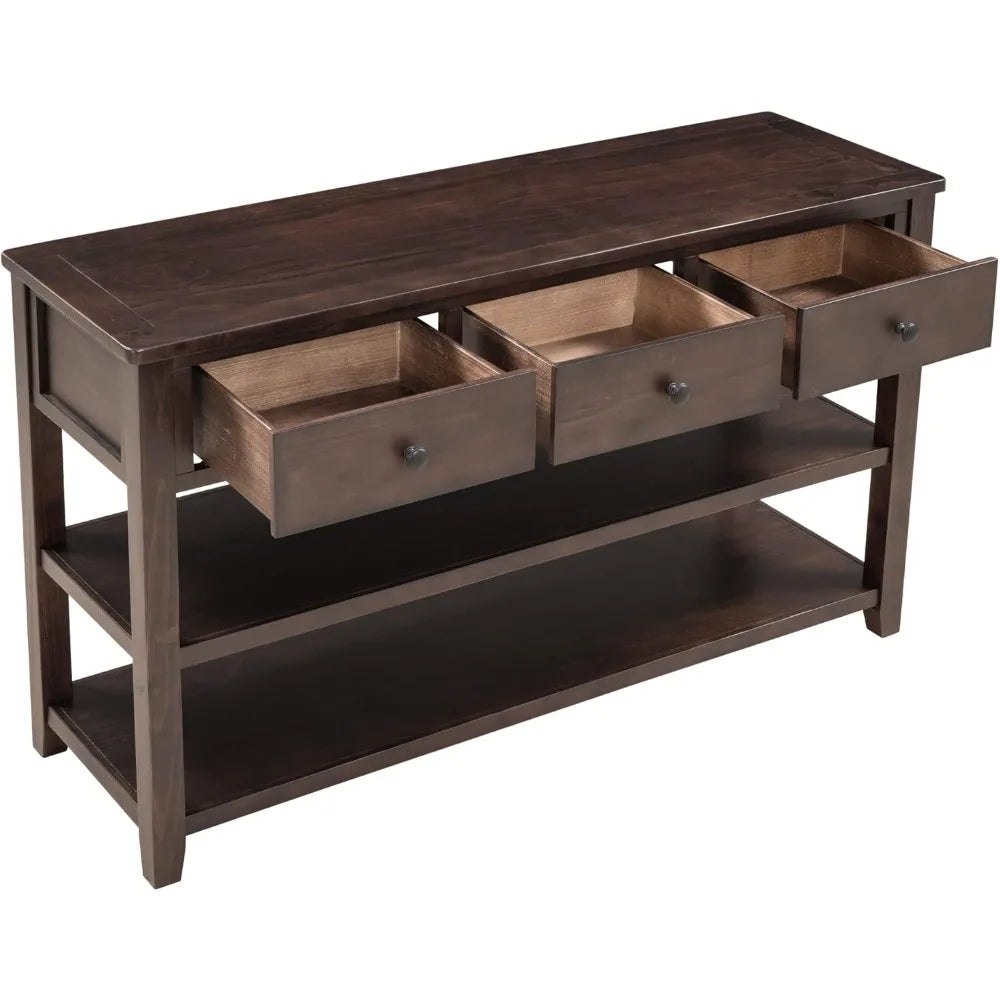 Entry Console Table with 3 Drawers