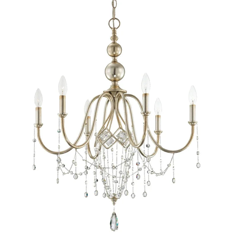 French Antique Crystal Chandelier