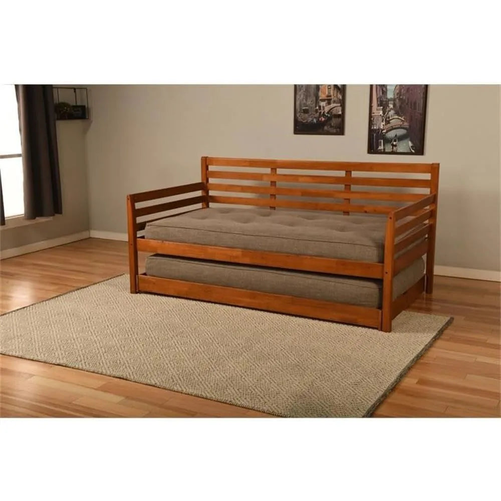 Daybed in Mahogany Wood -Twin to King Size