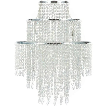 3 Tiers Acrylic Beaded Chandelier