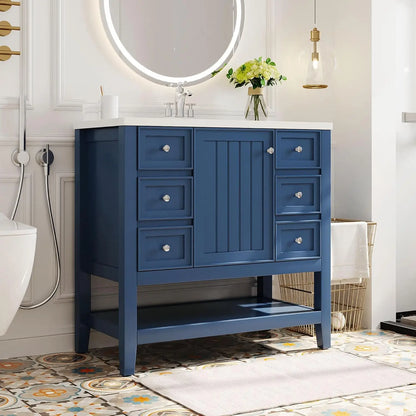 36" Bathroom Vanity Sink Combo