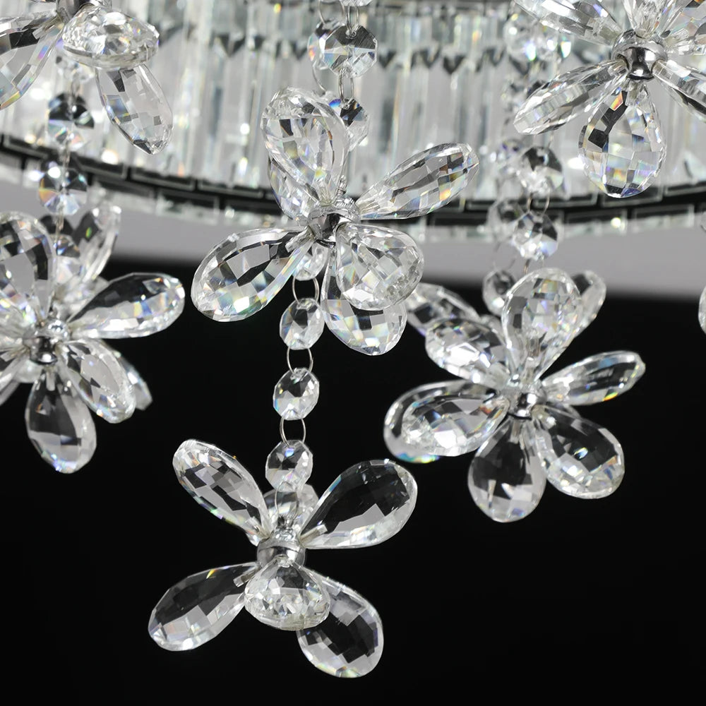 Modern Luxury Crystal LED Pendant Chandelier