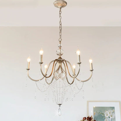 French Antique Crystal Chandelier