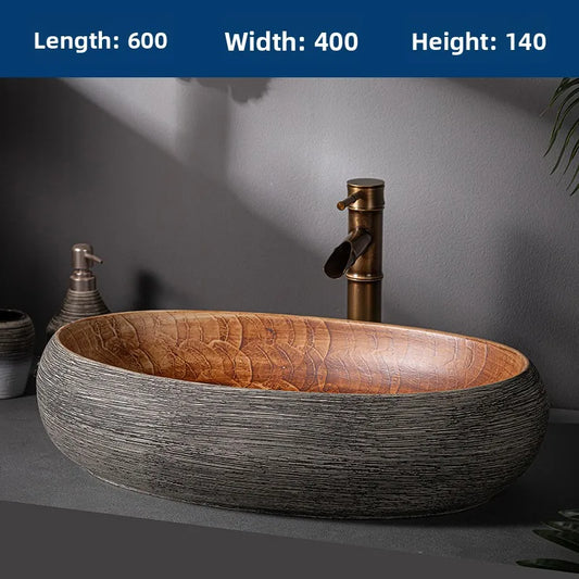 Retro Chinese Washbasin  for Bathroom