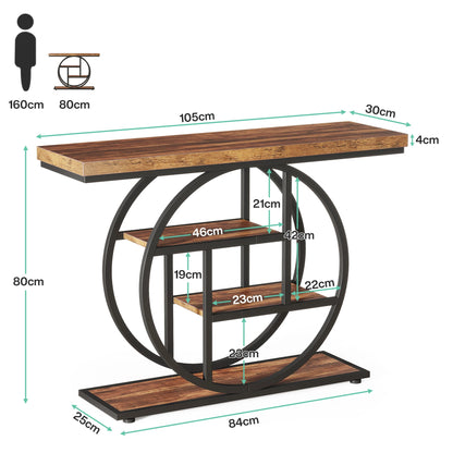 4-Tier Entryway Table,