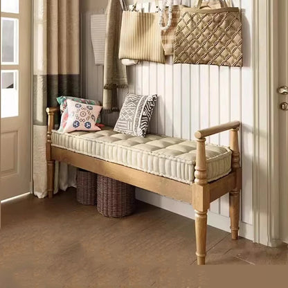 Wooden Modern Step Stool Bench Seat