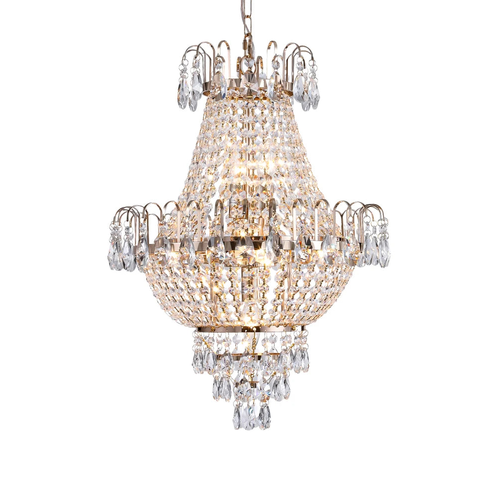 Contemporary Gold Luxury Crystal Chandeliers