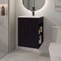 Wall Mounted Bathroom Vanity w/ 1 Door 2 Shelves