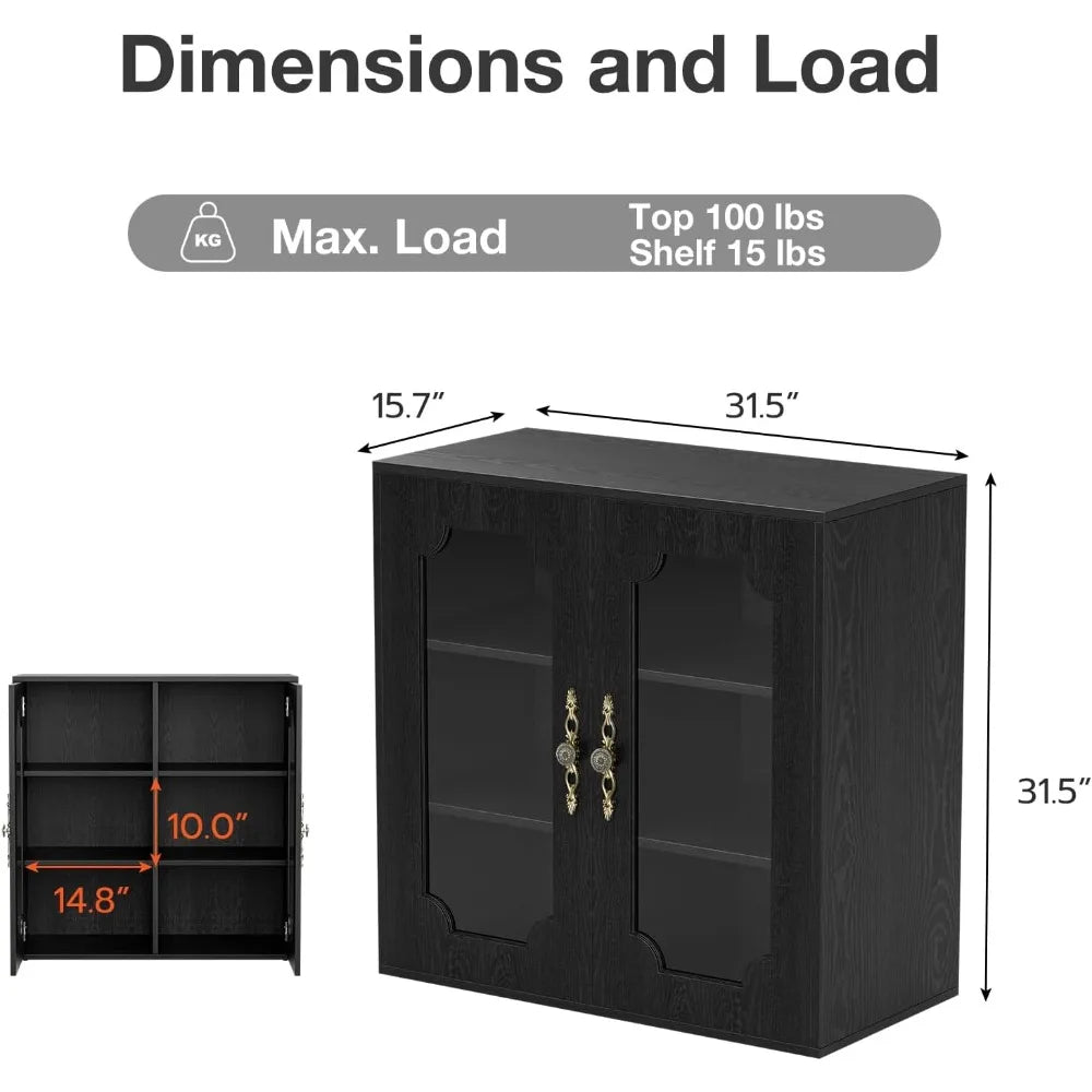 63-inch Modern Buffet Cabinet with Storage