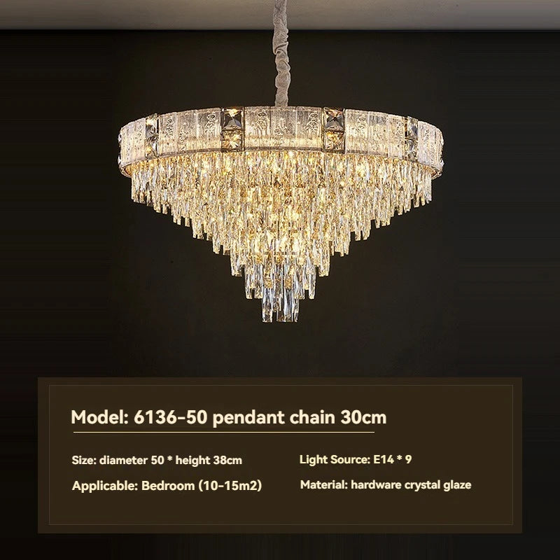 Luxury Crystal Hanging Chandelier