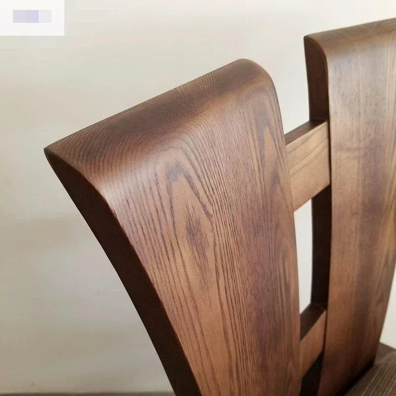 Japanese Style Solid Wood Carousel Chair