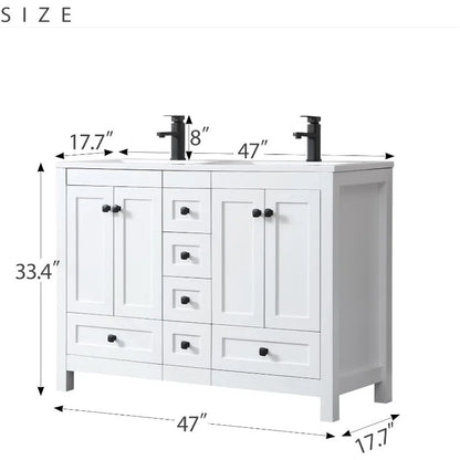 48” Modern Bathroom Vanity with Sink