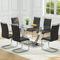 Marble Dining Table Set for 6