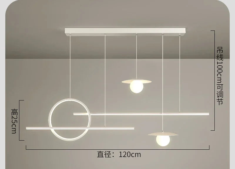 Luxury Modern Moonlight Creative Pendant Chandeliers