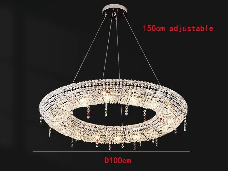 Nordic Luxury Crystal LED Chandelier