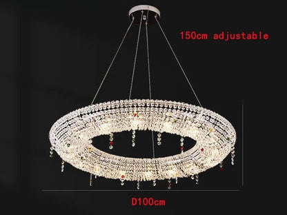 Nordic Luxury Crystal LED Chandelier