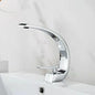 Curved Bathroom Basin Faucet