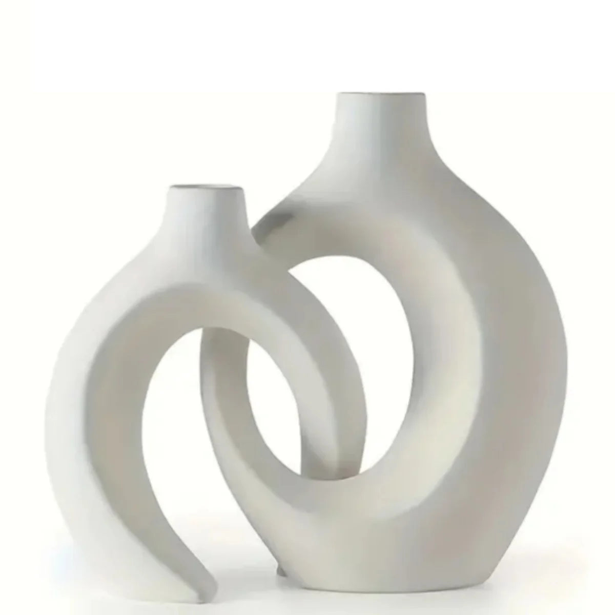 2pc Ceramic Vase Artwork Decorations
