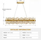Modern Gold Crystal Chandelier