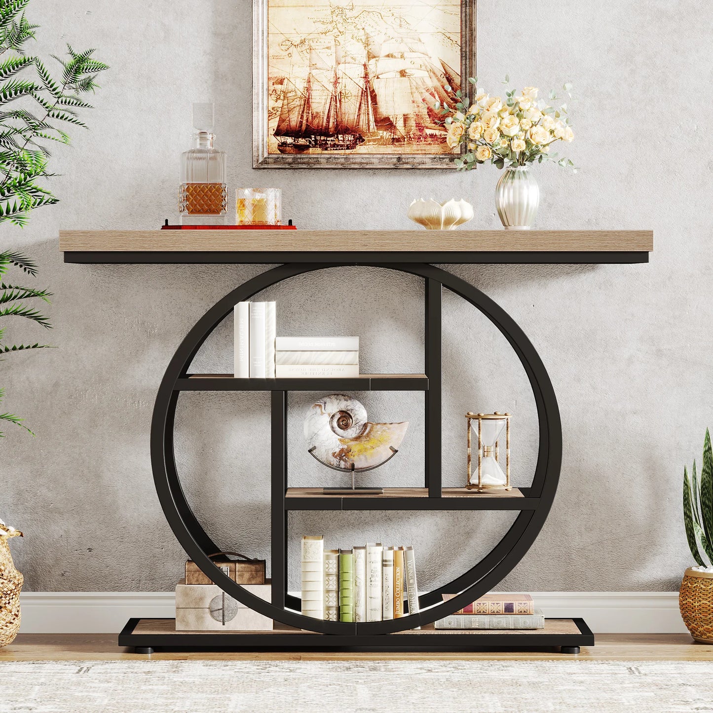 4-Tier Entryway Table,