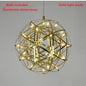 Italy Designer Assembled Spark Ball Led Chandeliers