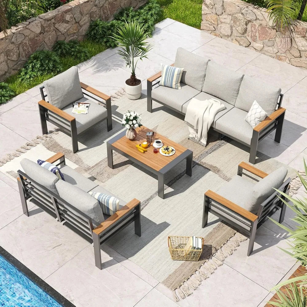 Aluminum Patio Furniture7 Seats Set